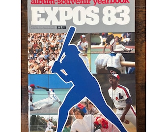 Vintage 1983 Montreal Expos Album-Souvenir Yearbook MLB Baseball Program