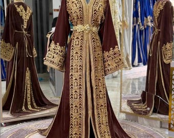 Premium Moroccan Caftan – Elegant Traditional Luxury Dress