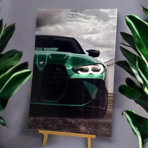 BMW LED Car Poster Neon Sign – Automotive Garage Wall Art, Car Lover Gift, Man Cave Neon Light