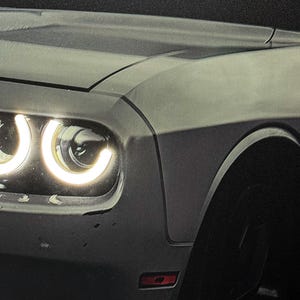 Automotive Wall Decor, Digital Neon Art Poster, LED Backlit Custom Art, Enthusiast Gift, PVC Design Art, Car Enthusiast Gift for Him
