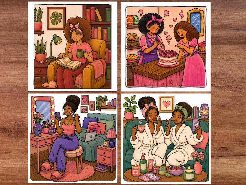 black girls moments coloring pages celebrating beauty confidence friendship and self love coloring book featuring black girls in cozy happy and inspiring scenes relaxing coloring experience simple bold illustrations creativity and relaxation
