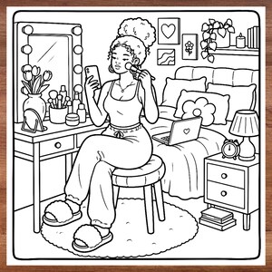 black girls moments coloring book empowering coloring pages featuring beautiful black girls friendship fashion self care and inspiring daily moments relaxing coloring experience bold easy line art beginner friendly mindfulness coloring fun