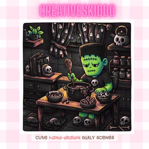 Cute spooky coloring book cozy haunted house smiling ghosts pumpkins black cats witches broom potion bottles candles bats ravens autumn forest mushrooms spider webs moonlight magical Halloween decorations relaxing coloring pages hand drawn artwork printable coloring book stress relief coloring cozy aesthetic mindful creativity whimsical scenes