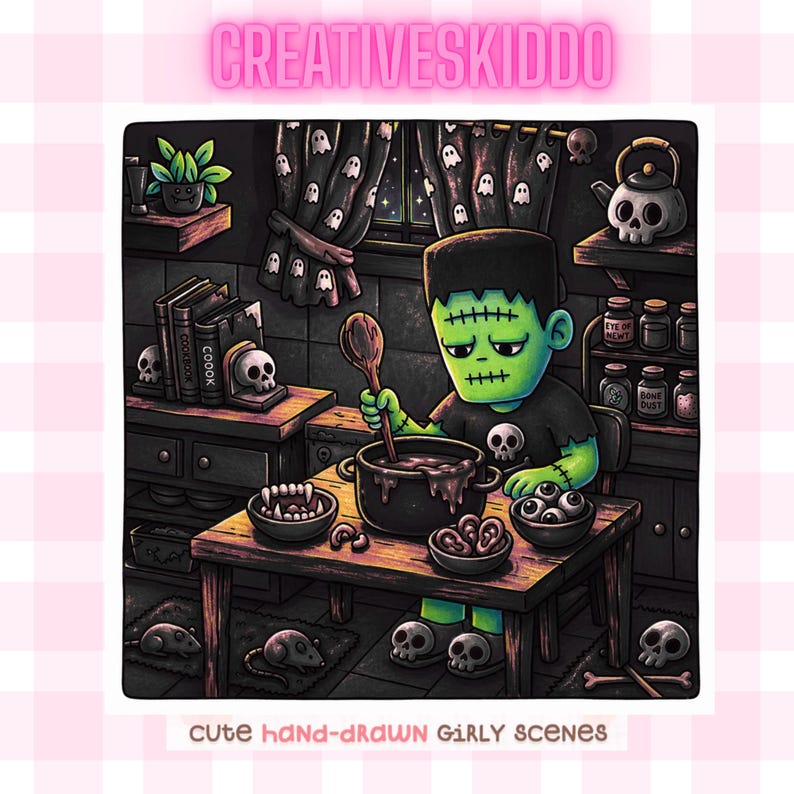 Cute spooky coloring book cozy haunted house smiling ghosts pumpkins black cats witches broom potion bottles candles bats ravens autumn forest mushrooms spider webs moonlight magical Halloween decorations relaxing coloring pages hand drawn artwork printable coloring book stress relief coloring cozy aesthetic mindful creativity whimsical scenes