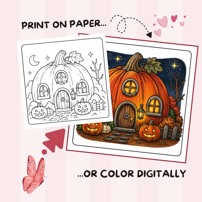 Halloween Coloring Pages That Are Scary — Example 1 Halloween Coloring Pages That Are Scary — Example 1