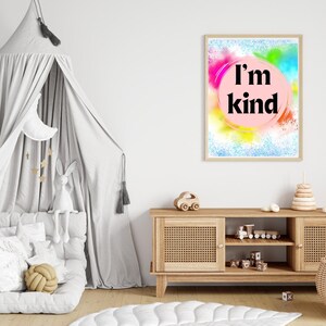 Positive Affirmation Poster: Motivational Wall Art (Digital Download)