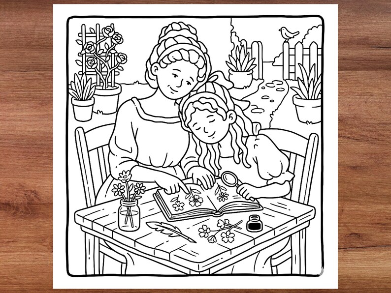 moms love coloring book adorable mother child coloring pages heartwarming family connections caring moments cozy home scenes and precious memories relaxing coloring experience bold easy line art beginner friendly mindfulness coloring fun