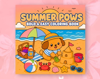 Libro para colorear "Momentos acogedores" con lindas páginas para colorear estilo Kawaii para adultos. Libro para colorear relajante y antiestrés en formato PDF imprimible con páginas para colorear fáciles y llamativas.
