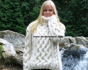 Mens thick sweater hand knitting FOR ORDER ONLY