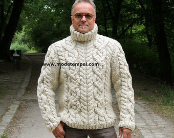 Mens sweater hand knitting FOR ORDER ONLY