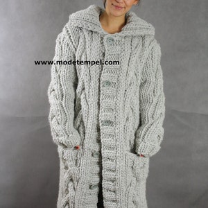 thick Cardigan hand knitting FOR ORDER ONLY image 3