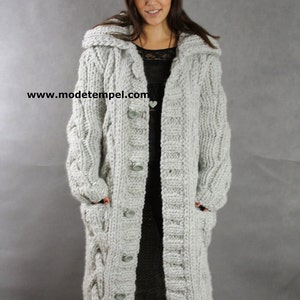 thick Cardigan hand knitting FOR ORDER ONLY image 1