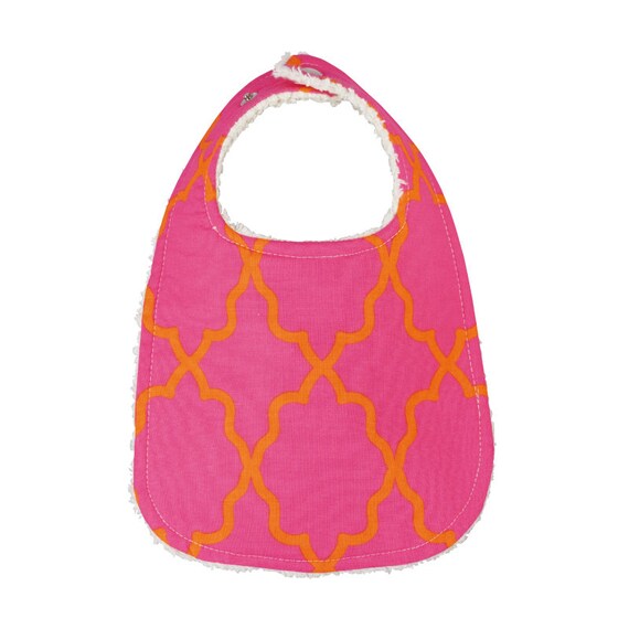 Pink Hex Extra Absorbent Phoebe Bib