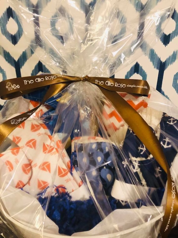 Phoebe Blanket, Bib and Burp Cloth Gift Set (Boy)