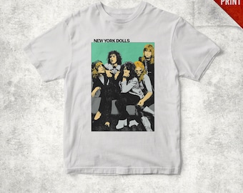 Hysteric Glamour X New York Dolls Pink Punk Rock Tee - Etsy Denmark