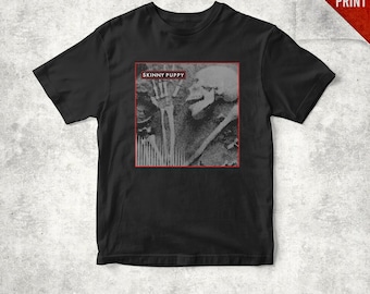 Skinny Puppy Shirt, Vintage Rare T-shirt, Black Tee, Last Rights