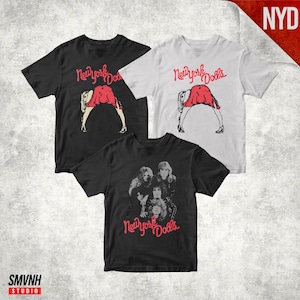 New York Dolls Bootleg Retro kolekcja koszulek z lat 70.