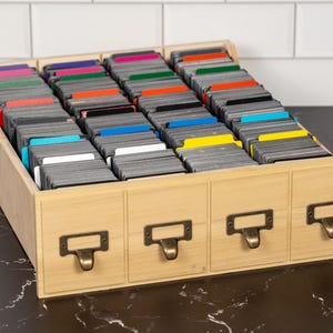 TCG Card Storage; 3 Drawer Card Collection Storage, Kallax insert for MTG, Pokémon, Baseball cards, Magic the Gathering image 7