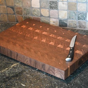 Walnut End Grain Cutting Board