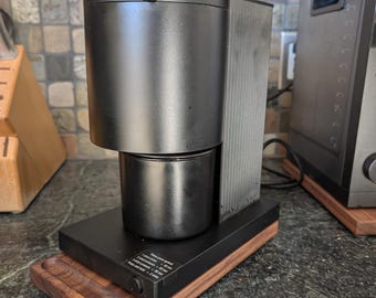 Wooden appliance slider board, Appliance tray, Fellow Opus Coffee Grinder Slider, Custom sizes available