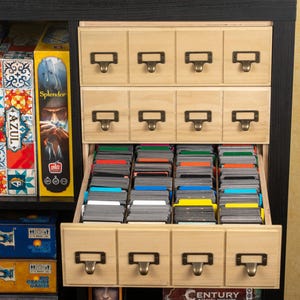 TCG Card Storage; 3 Drawer Card Collection Storage, Kallax insert for MTG, Pokémon, Baseball cards, Magic the Gathering image 6