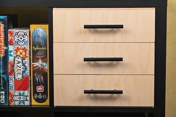 3 Drawer Card Collection Storage, Kallax insert for MTG, Pokémon, Yugioh, Baseball cards, Dominion Organizer, Magic the Gathering