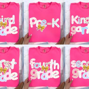 Paquete de PNG de grado escolar de encaje preppy, PNG de regreso a la escuela, PNG de maestro preppy, PNG de primer día de clases, PNG de lápiz coqueto