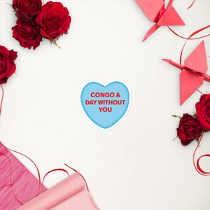 Bubble-free sticker - Congo sweetheart