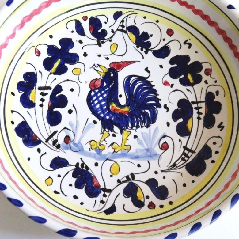 SBERNA DERUTA ビンテージ　フラワーポット Sberna Deruta Italy - Etsy