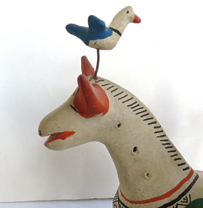 工芸品 Heron Martinez Mendoza pottery HERON MARTINEZ MENDOZA (ATTRB) POTTERY CANDELABRUM sold at