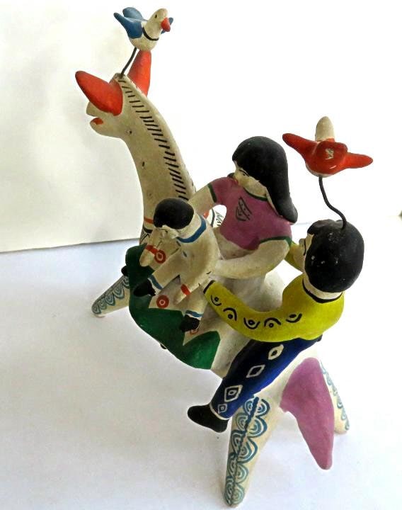 MASTER POTTER Mexico,heron Martinez Mendoza Early White Period