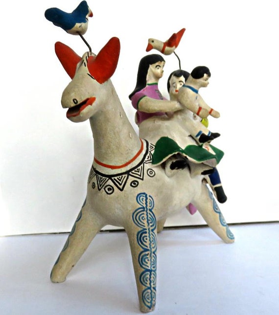 MASTER POTTER Mexico,heron Martinez Mendoza Early White Period 