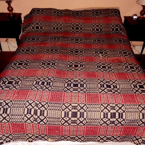 overshot coverlet patterns for sale