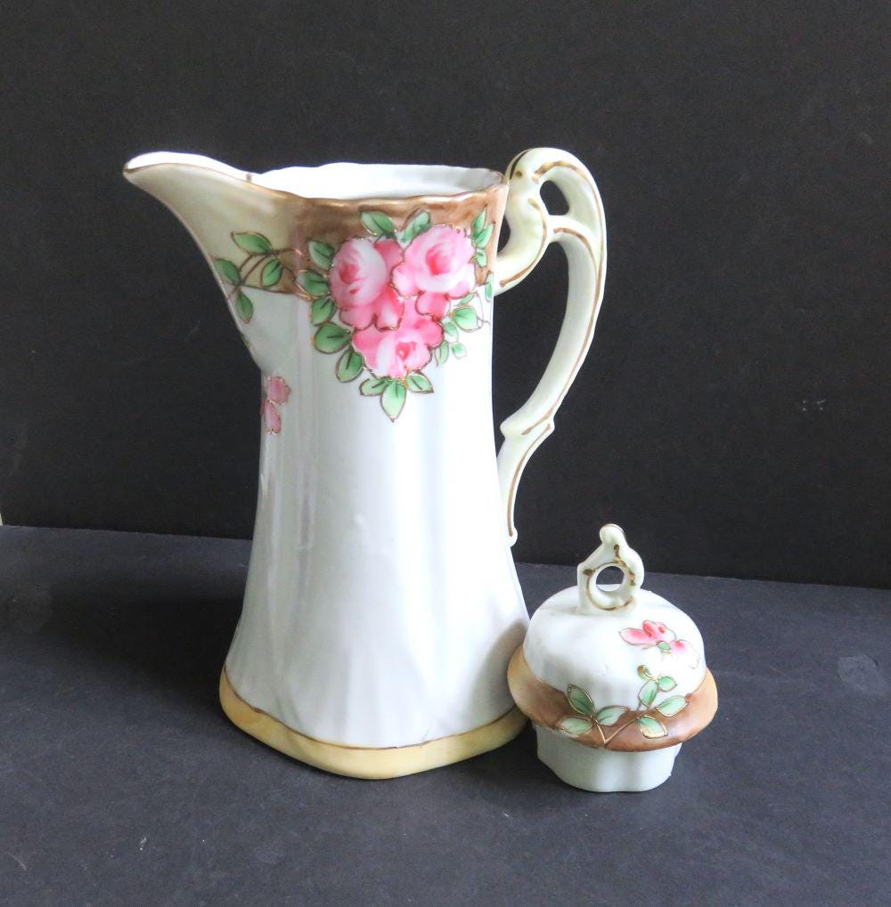 【年間ランキング6年連続受賞】 ANTIQUE Roses,vg Japan,nippon,pink POT,1910, CHOCOLATE 1人掛けソファ
