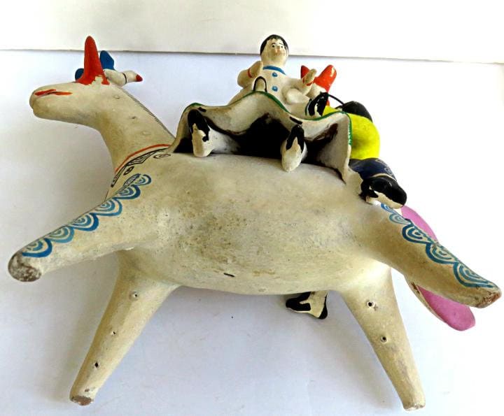 工芸品 Heron Martinez Mendoza pottery Heron Martinez Mendoza Mexican Folk Art Pottery Peacock