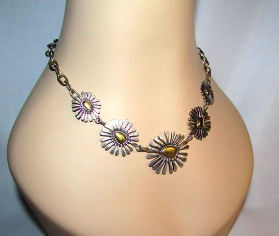 Reversable Multi Metals Statement Adjustable Neck… - image 8