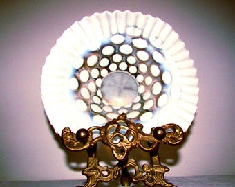 Vintage FENTON COIN DOT Art Glass (aka Coin Spot): Beautiful