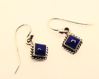 Vintage Sterling Silver & Lapis Earrings on Etsy by APURPLEPALM