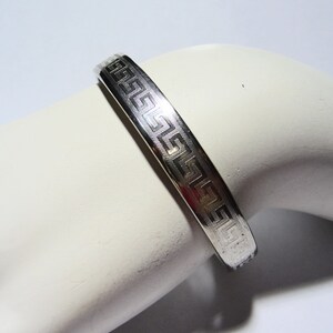Sterling Silver Italian Oval Bangle Bracelet on Etsy