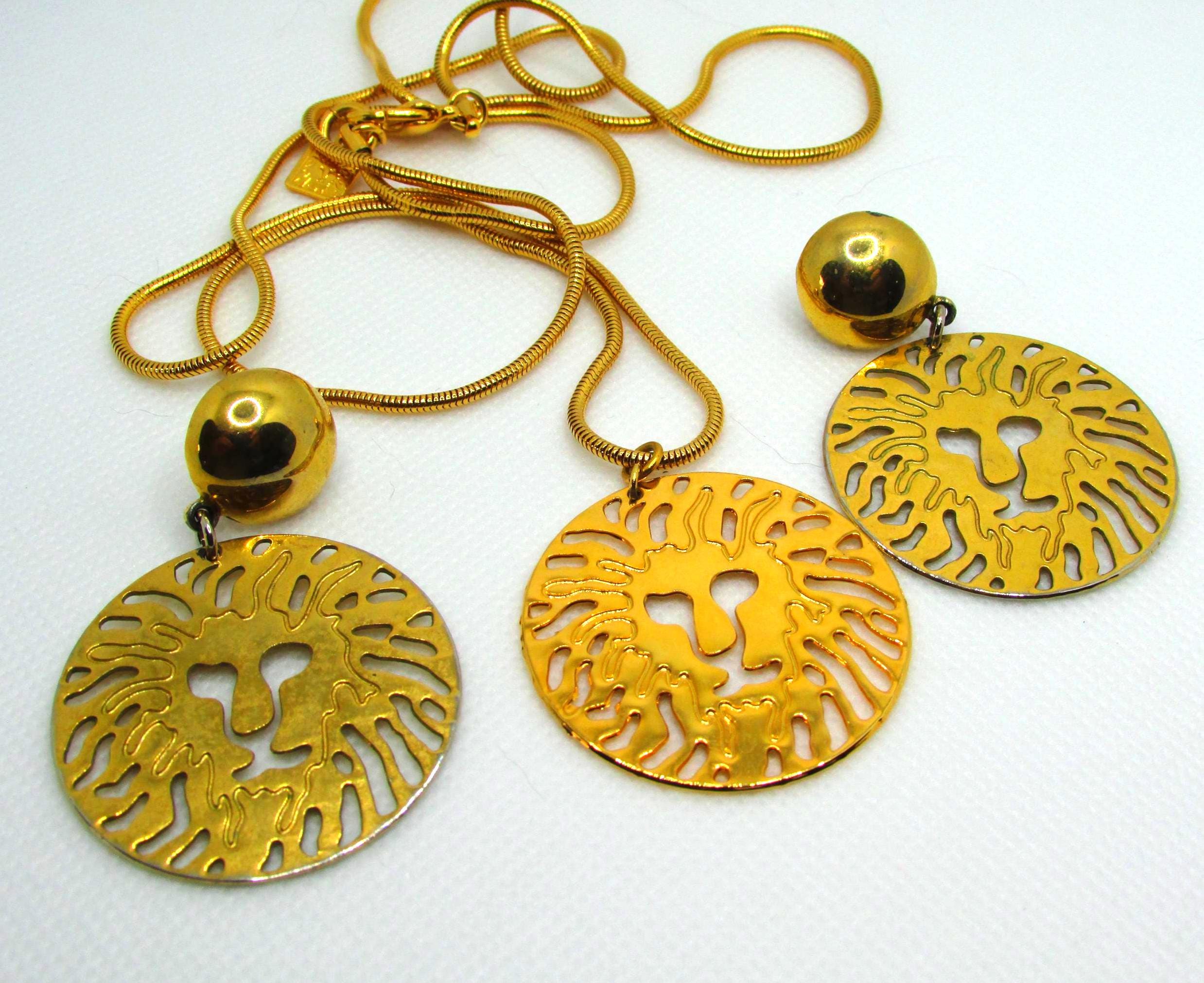 Anne Klein Lion Jewelry - Etsy