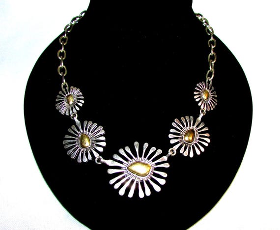 Reversable Multi Metals Statement Adjustable Neck… - image 2