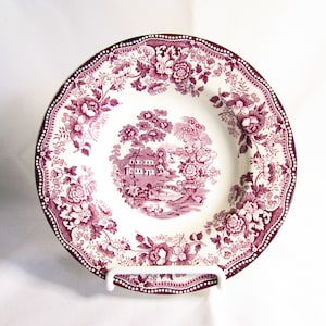 Tonquin by Royal Staffordshire Clarice Cliff England Transferware 8&quot; Bowl in Plum Mulberry Purple on Etsy