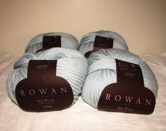 Rowan Merino Big Wool 100g 4 Balls Color #21 Powder Blue on Etsy by APURPLEPALM