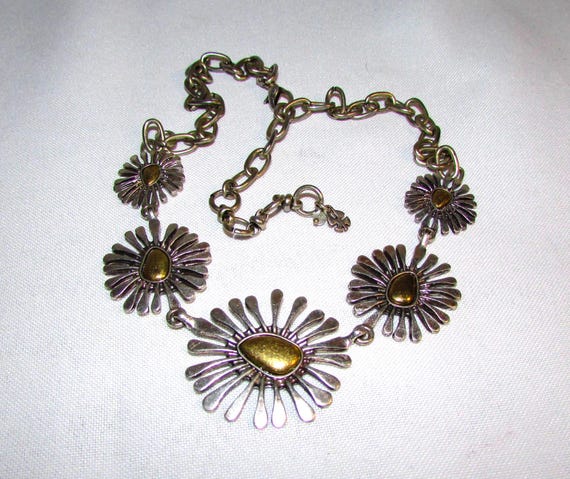 Reversable Multi Metals Statement Adjustable Neck… - image 6