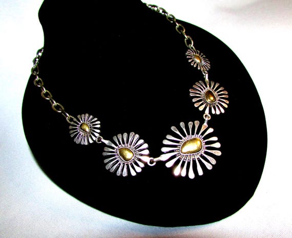 Reversable Multi Metals Statement Adjustable Neck… - image 3