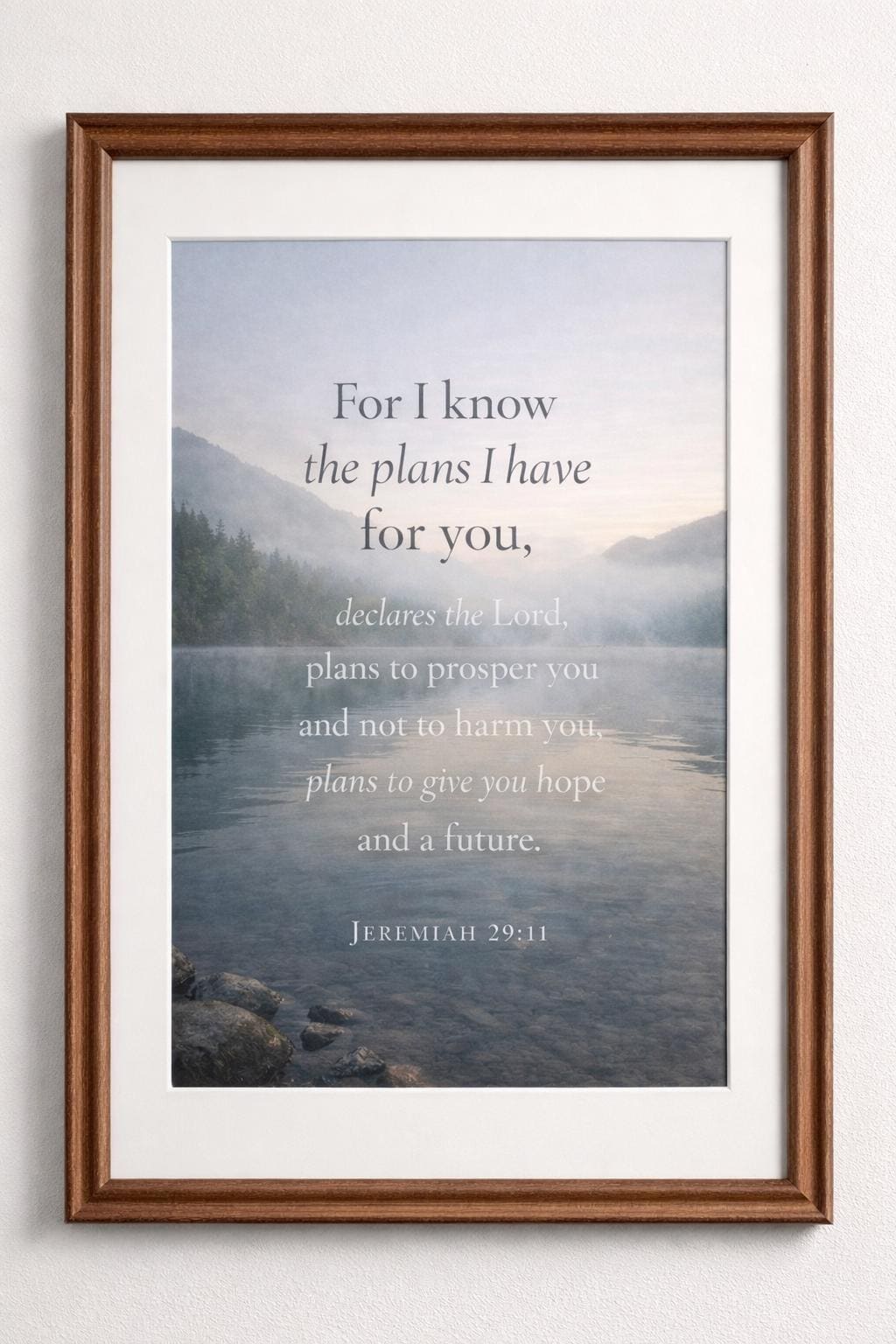 Jeremiah 29:11 Bible Verse Wall Art Printable | Christian Scripture ...