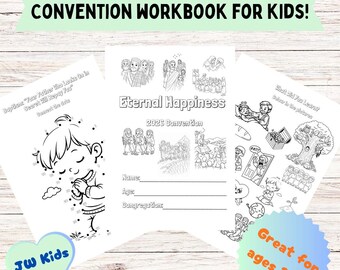 JW 2026 Eternal Happiness Convention-werkboek voor kinderen van 3-6 jaar