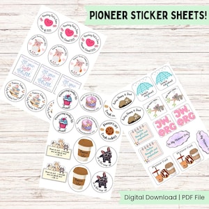 JW Pioneer Sticker Sheets
