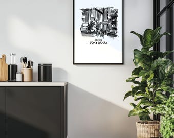 Tony, Who&#39;s the Boss (cinema poster Fine art print, Giclée Print, Limited Edition)