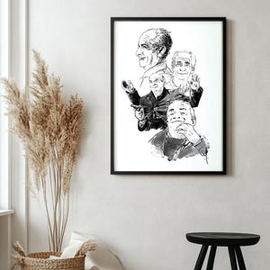 Louis de Funès (cinema poster Fine art print, Giclée Print, Limited Edition)